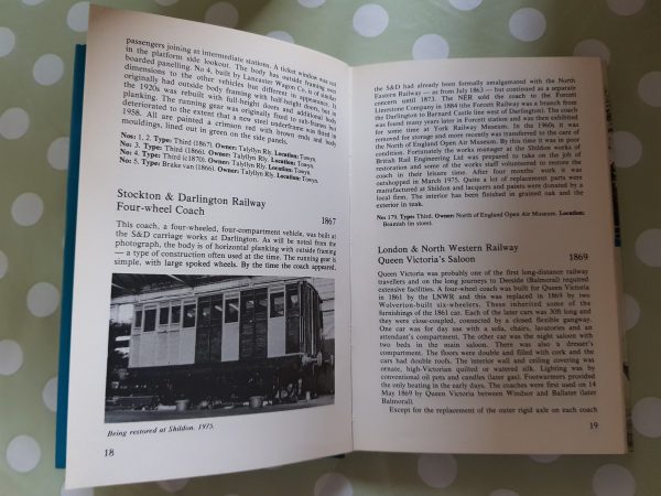 Preserved Railway Coaches by Michael Harris (pre-owned) - Image 2