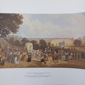 A3 print of the Opening Day of the Stockton & Darlington Railway by John Dobbin