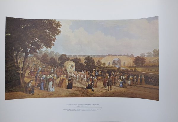 A3 print of the Opening Day of the Stockton & Darlington Railway by John Dobbin
