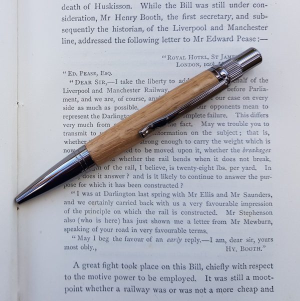 Limited edition Locomotion pens for the Save Heighington Station appeal - Image 3